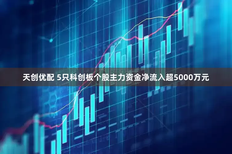 天创优配 5只科创板个股主力资金净流入超5000万元