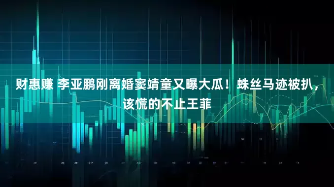 财惠赚 李亚鹏刚离婚窦靖童又曝大瓜！蛛丝马迹被扒，该慌的不止王菲
